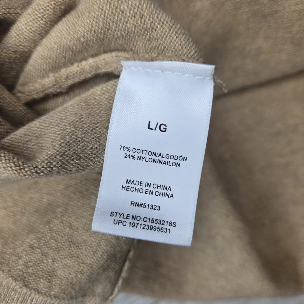 Vince Camuto Tan Short Sleeve Top - Picture 4 of 6